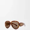 Gafas de sol Pilot Mask Dark Havana Gafas de sol Pilot Mask Dark Havana