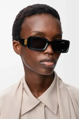 Gafas de sol rectangulares Black