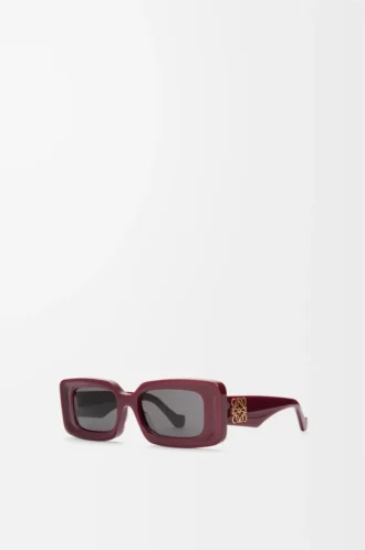 Gafas de sol rectangulares Burdeos