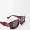 Gafas de sol rectangulares Burdeos Gafas de sol rectangulares Burdeos