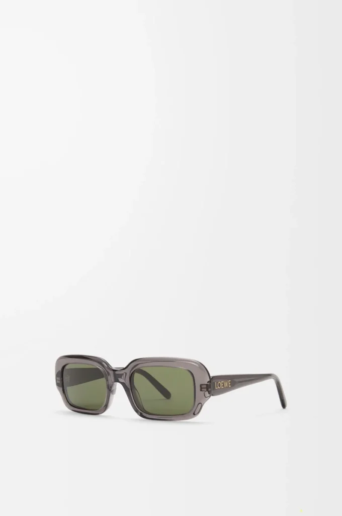 Gafas de sol rectangulares finas, color gris Gafas de sol rectangulares finas, color gris