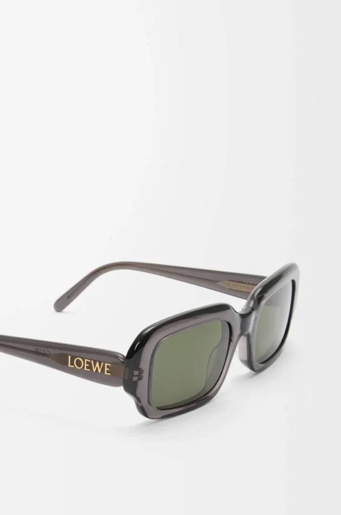 Gafas de sol rectangulares finas, color gris Gafas de sol rectangulares finas, color gris