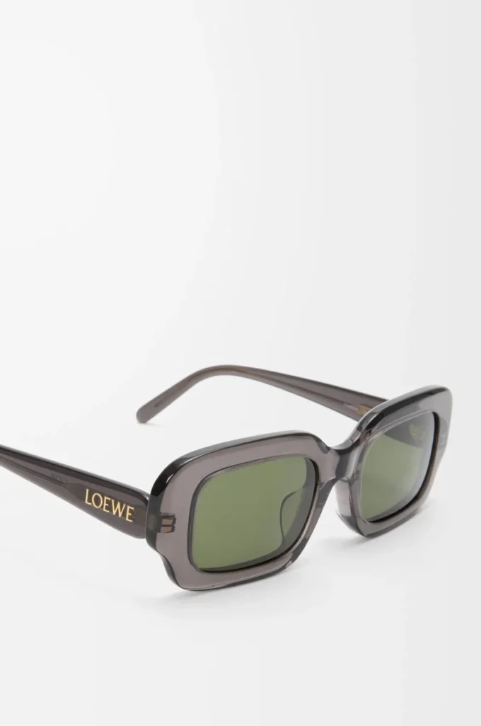 Gafas de sol rectangulares finas, color gris Gafas de sol rectangulares finas, color gris