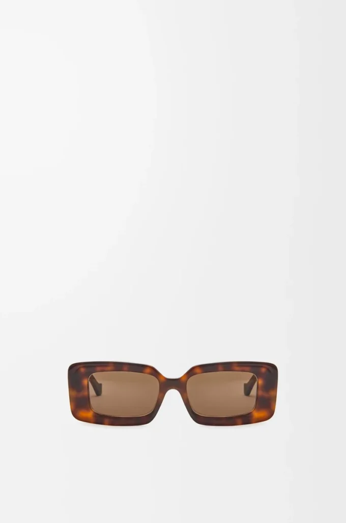 Gafas de sol rectangulares Havana