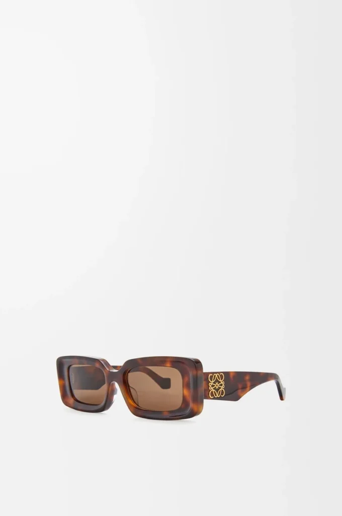 Gafas de sol rectangulares Havana