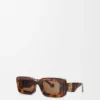 Gafas de sol rectangulares Havana Gafas de sol rectangulares Havana