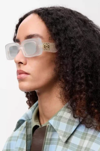 Gafas de sol rectangulares White