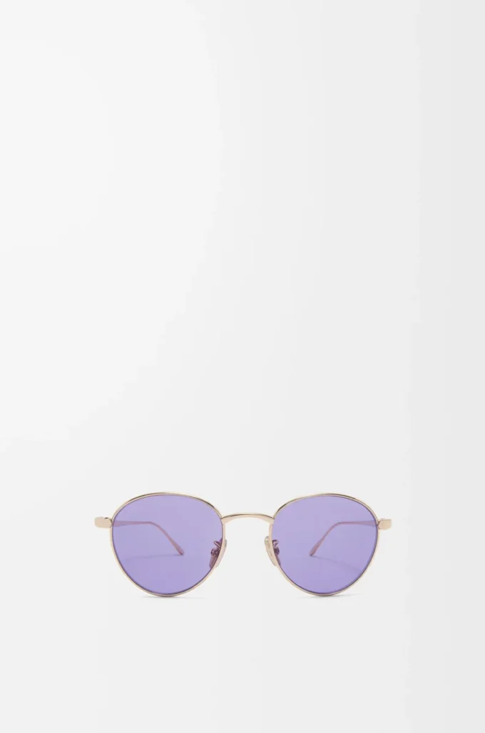 Gafas de sol redondas Groove moradas