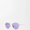 Gafas de sol redondas Groove moradas