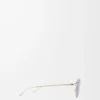 Gafas de sol redondas Groove moradas