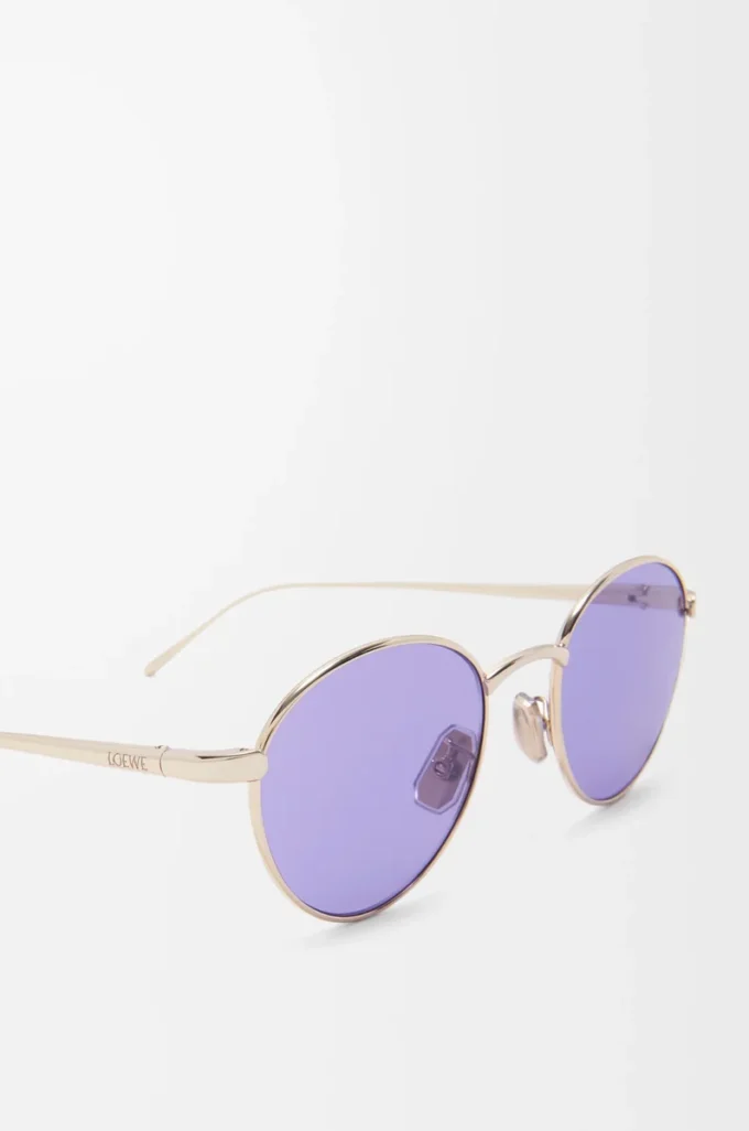Gafas de sol redondas Groove moradas