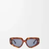 Gafas de sol Small Butterfly Screen Havana flameado Gafas de sol Small Butterfly Screen Havana flameado