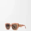 Gafas de sol Square Screen Marble Dark Pink Gafas de sol Square Screen Marble Dark Pink