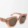 Gafas de sol Square Screen Marble Dark Pink Gafas de sol Square Screen Marble Dark Pink