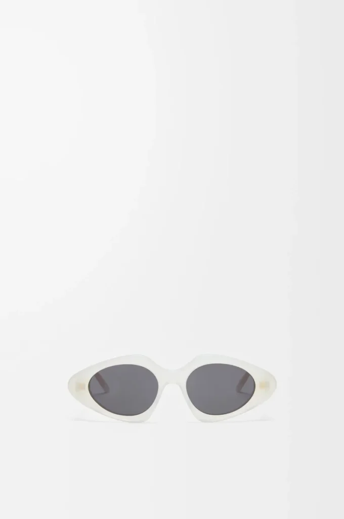 Gafas de sol Triangle Slim Milky Ivory Gafas de sol Triangle Slim Milky Ivory