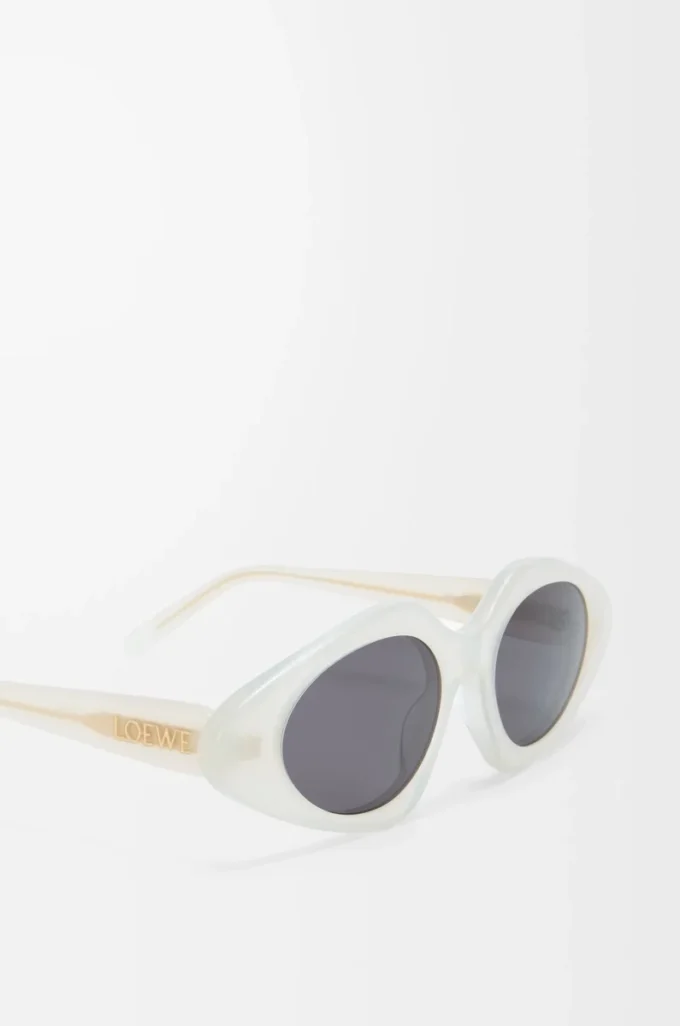 Gafas de sol Triangle Slim Milky Ivory Gafas de sol Triangle Slim Milky Ivory