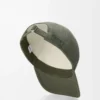 Gorra con parche de lona verde caqui Gorra con parche de lona verde caqui