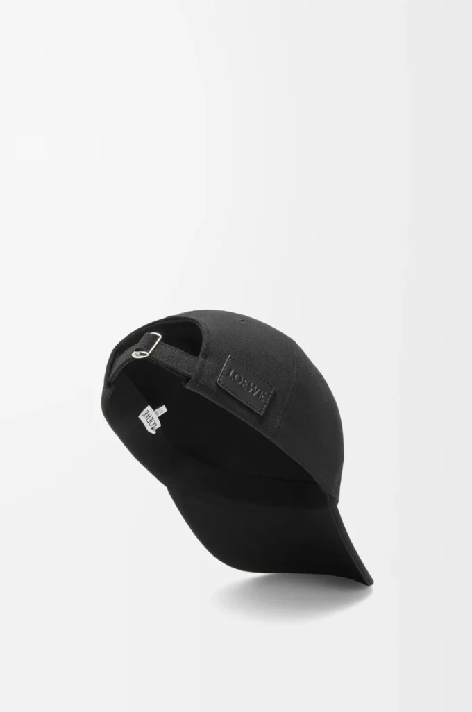 Gorra de lona en color negro