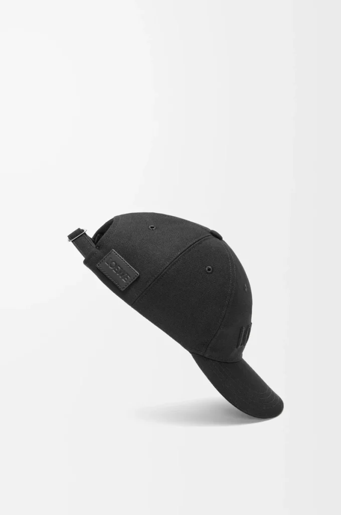 Gorra de lona en color negro