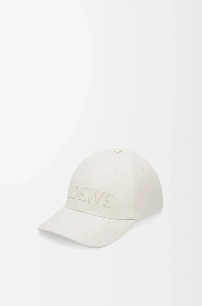 Gorra de lona Soft White