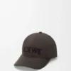 Gorra Futurist Cat de algodón marrón/negro