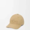 Gorra LOEWE de lona color arena