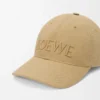 Gorra LOEWE de lona color arena