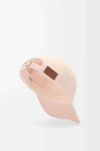 Gorra LOEWE de lona rosa palo