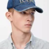 Gorra LOEWE en denim Denim Blue