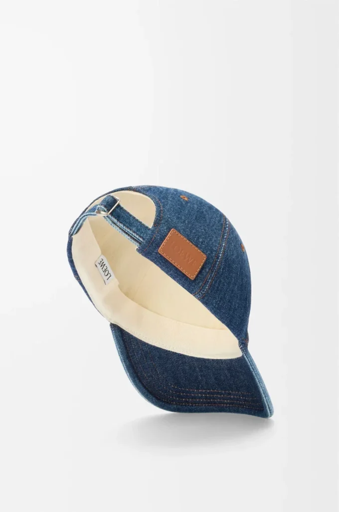 Gorra LOEWE en denim Denim Blue