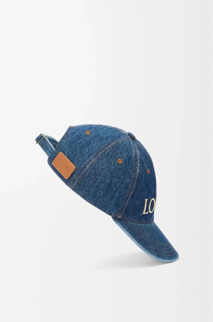 Gorra LOEWE en denim Denim Blue