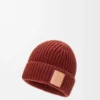 Gorro de cachemira caoba
