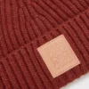 Gorro de cachemira caoba