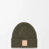 Gorro de cachemira Dark Khaki