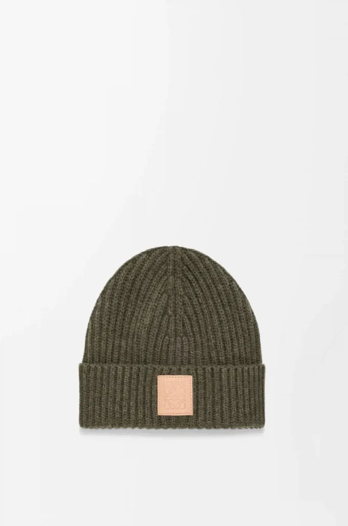 Gorro de cachemira Dark Khaki