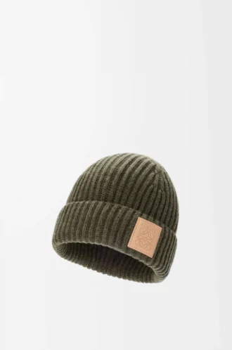 Gorro de cachemira Dark Khaki