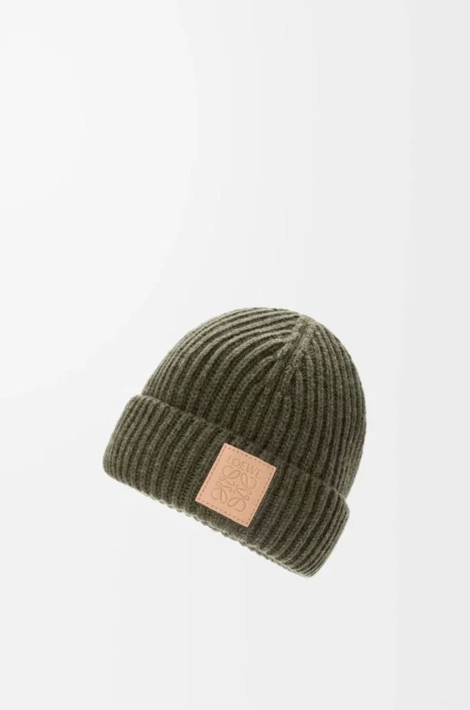 Gorro de cachemira Dark Khaki