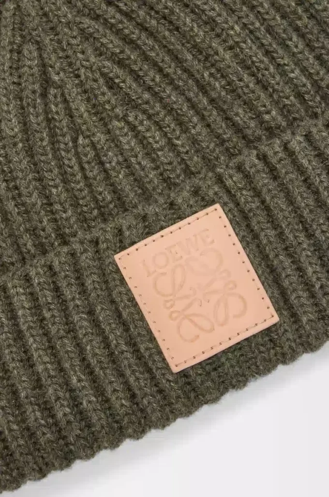 Gorro de cachemira Dark Khaki