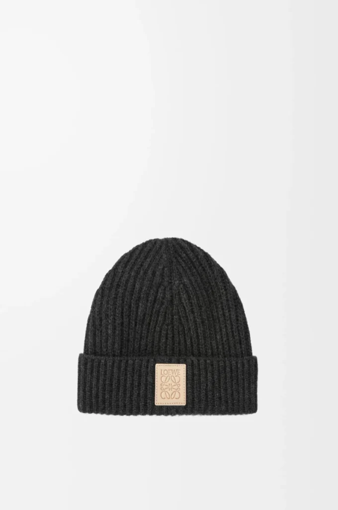 Gorro de cachemira negro Gorro de cachemira negro