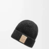 Gorro de cachemira negro Gorro de cachemira negro