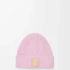 Gorro de cachemira rosa claro Gorro de cachemira rosa claro
