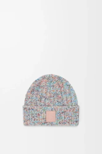 Gorro de mezcla de lana y cachemira Multicolor