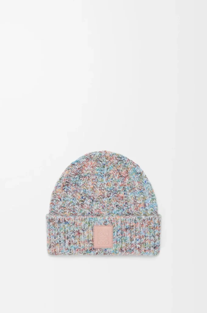 Gorro de mezcla de lana y cachemira Multicolor Gorro de mezcla de lana y cachemira Multicolor