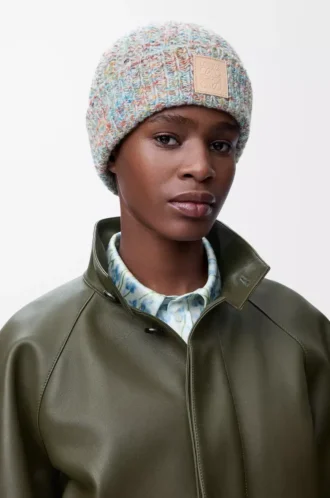 Gorro de mezcla de lana y cachemira Multicolor