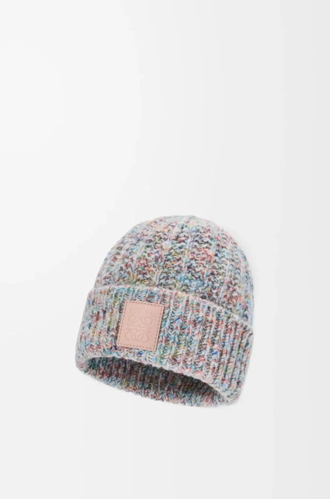 Gorro de mezcla de lana y cachemira Multicolor Gorro de mezcla de lana y cachemira Multicolor