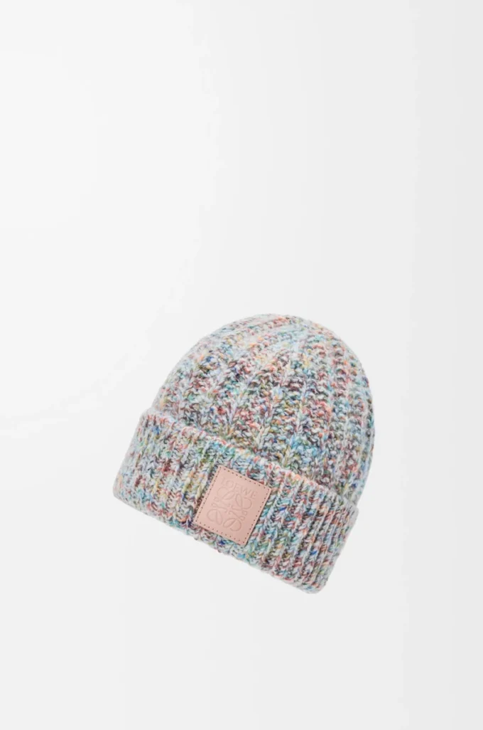 Gorro de mezcla de lana y cachemira Multicolor Gorro de mezcla de lana y cachemira Multicolor