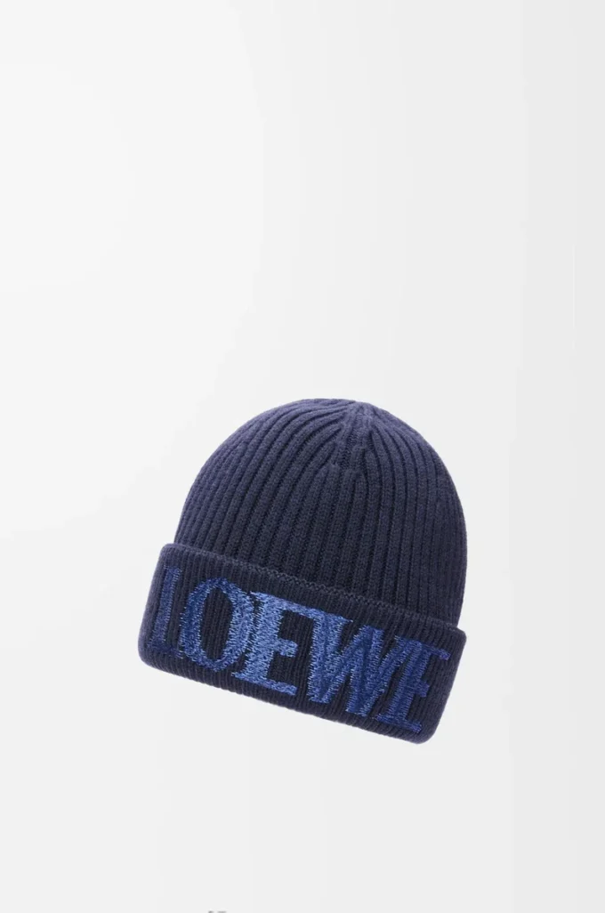 Gorro LOEWE de lana azul marino Gorro LOEWE de lana azul marino