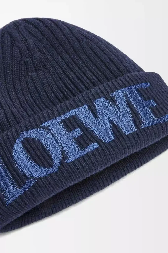 Gorro LOEWE de lana azul marino Gorro LOEWE de lana azul marino