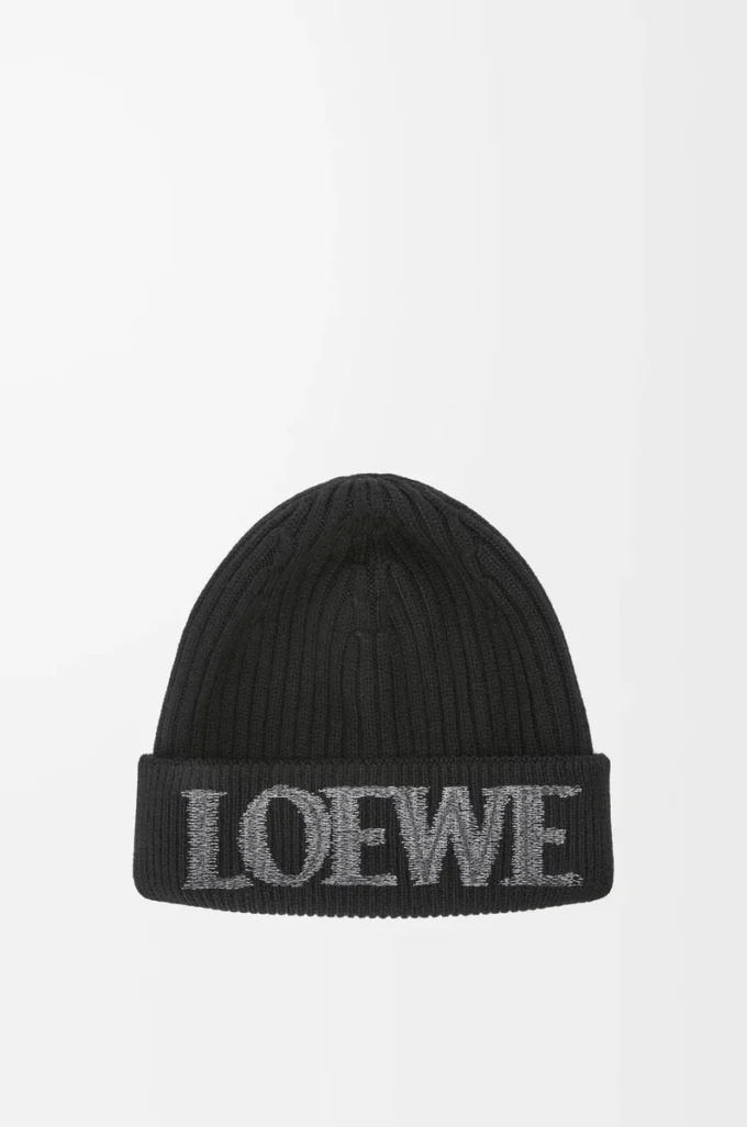 Gorro LOEWE de lana negro Gorro LOEWE de lana negro
