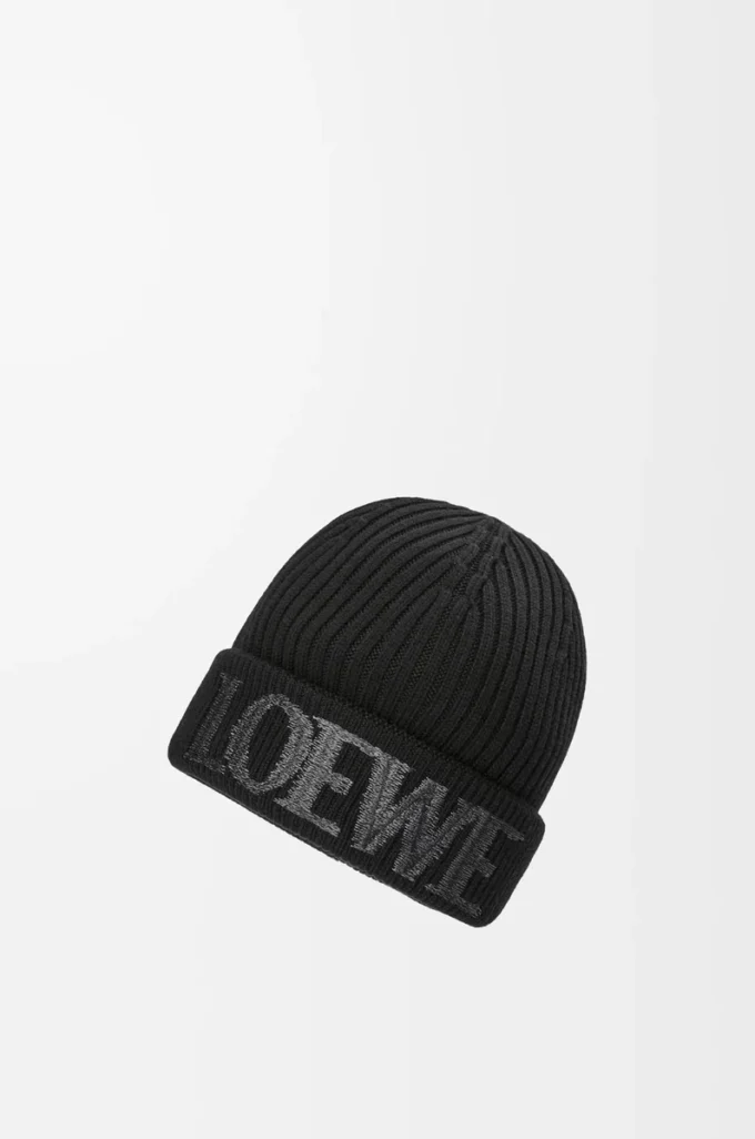 Gorro LOEWE de lana negro Gorro LOEWE de lana negro